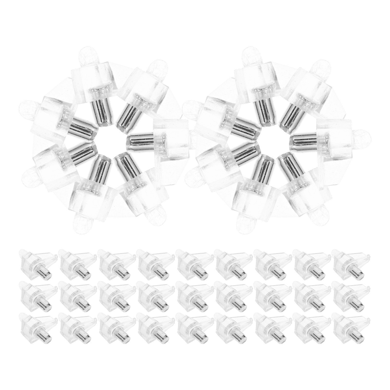 Shelf Peg Support - 100 Piezas de Soportes para Estantes,