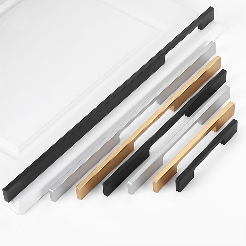 Drawer Pull Gold - Tirador largo para armario de cocina,