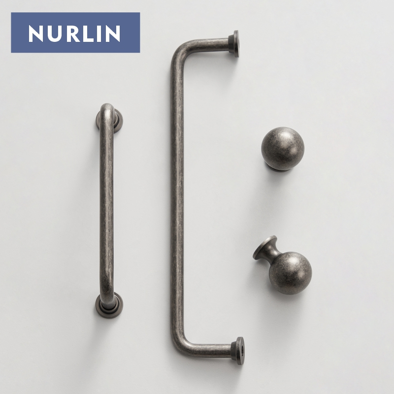 Drawer Pull Gold - Nurlin, manija redonda arqueada de latón