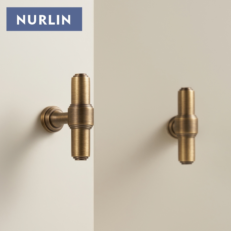 Furniture Joint Hardware - Nurlin latón macizo francés Retro bronce
