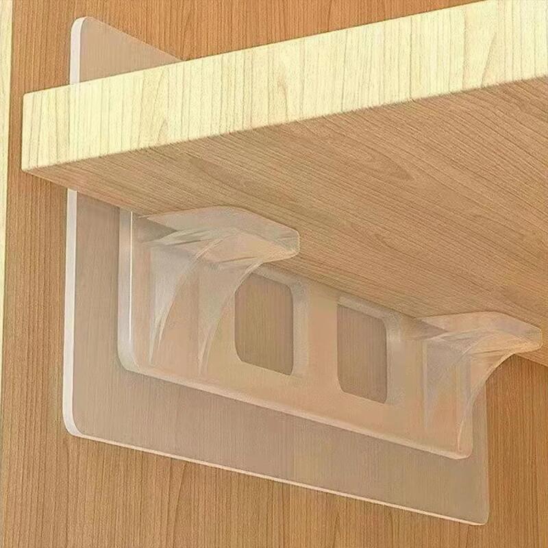 Shelf Peg Support - Soportes Autoadhesivos para Estantes 4/6/12, Clips