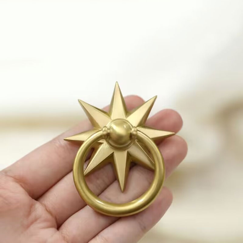 Furniture Hardware Drop Pulls - Tiradores de latón macizo para armario,
