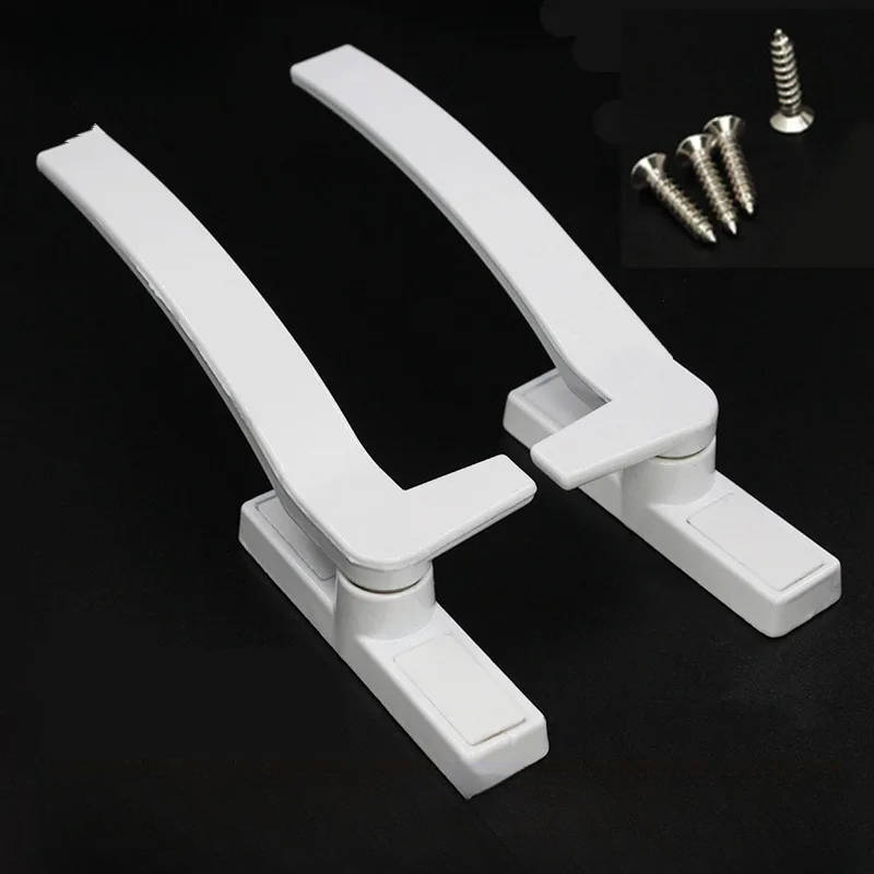 Furniture Hardware Supply - Manijas de ventana de repuesto blancas