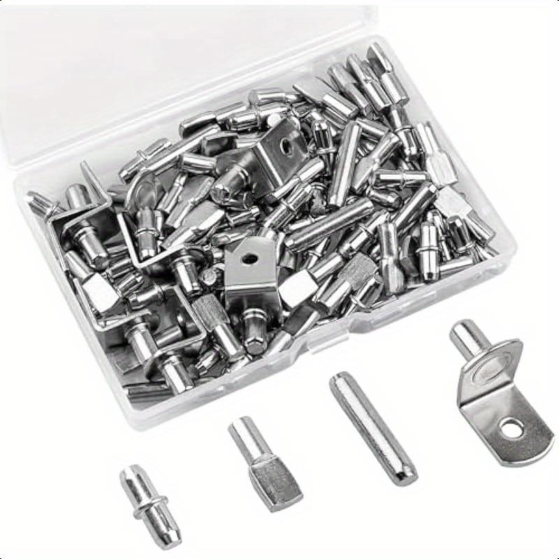 Shelf Peg Support - Kit de 104 Soportes para Estantes,