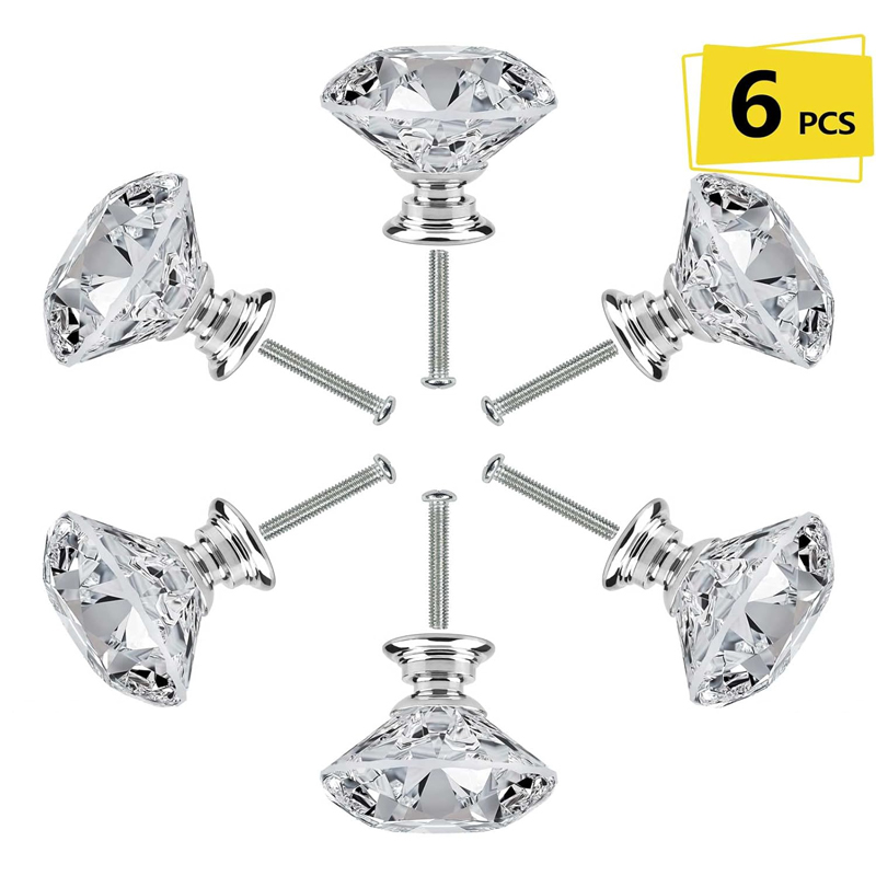 Furniture Hardware Products - Juego de 6 Perillas Redondas de