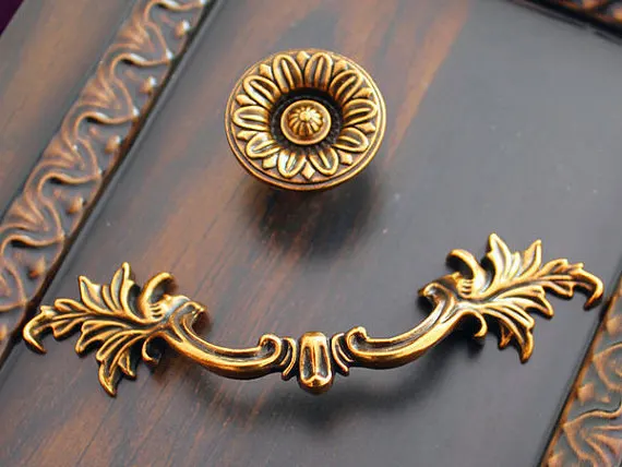 Tiradores de cajón Vintage, ti - Furniture Hardware Drop Pulls reseña y precio