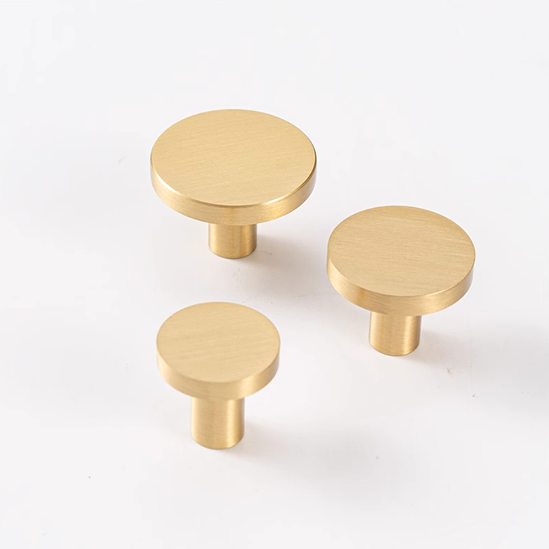 Perillas Redondas de Latón par - Drawer Pull Gold reseña y precio
