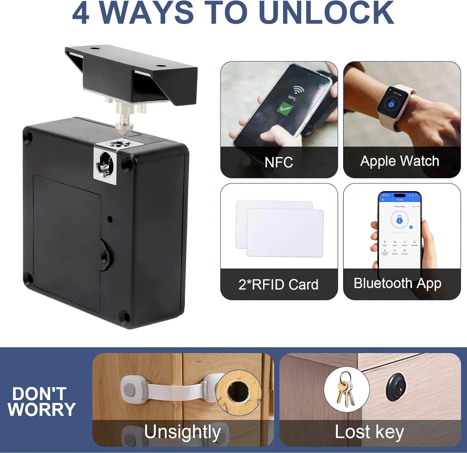 Cerradura electrónica intelige - Furniture Hardware Products reseña y precio