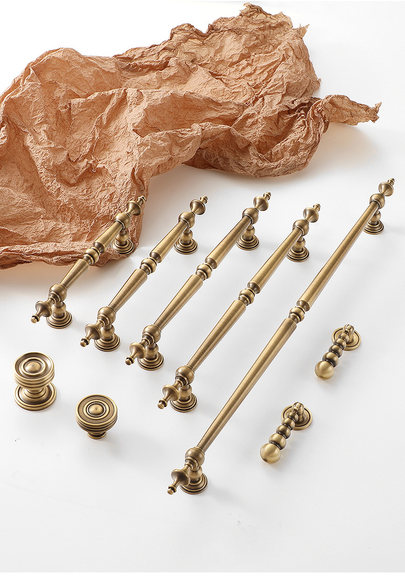 Tirador de latón macizo para m - Furniture Hardware Drop Pulls reseña y precio