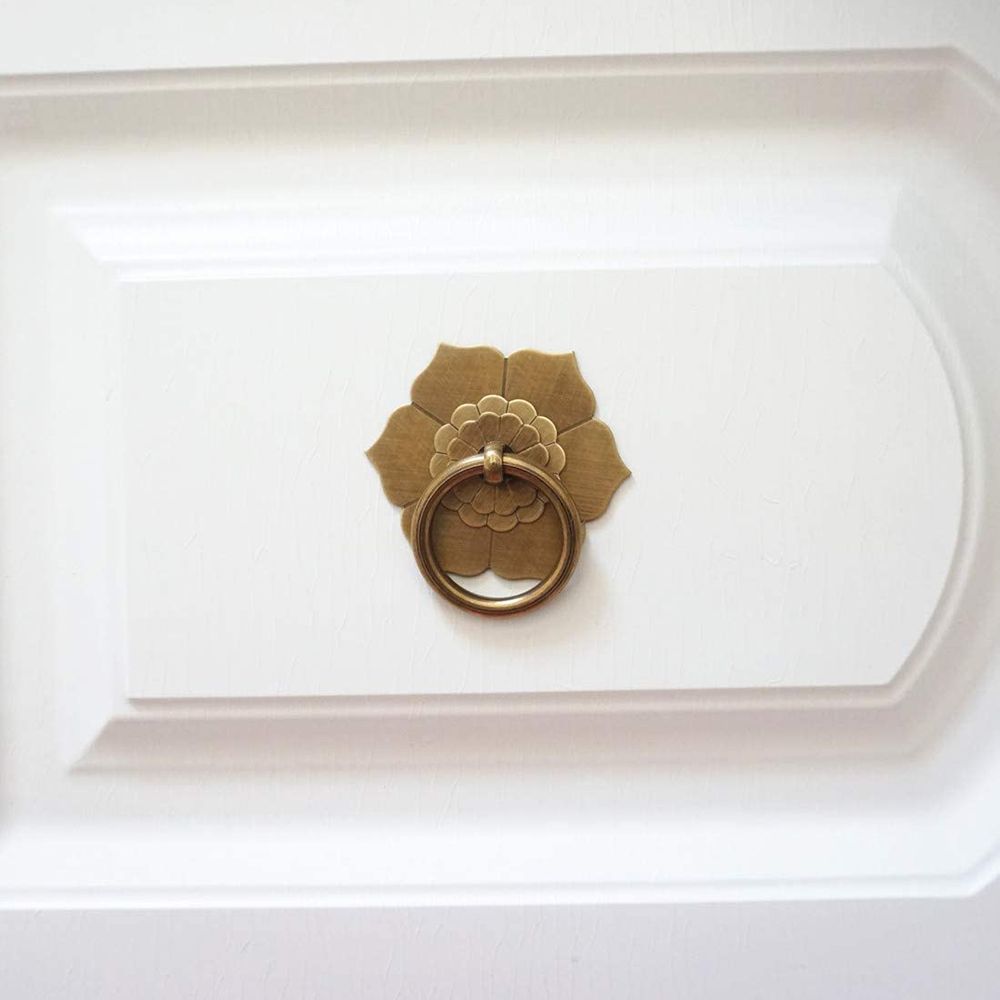 Perilla de latón de bronce ant - Furniture Hardware Drop Pulls reseña y precio