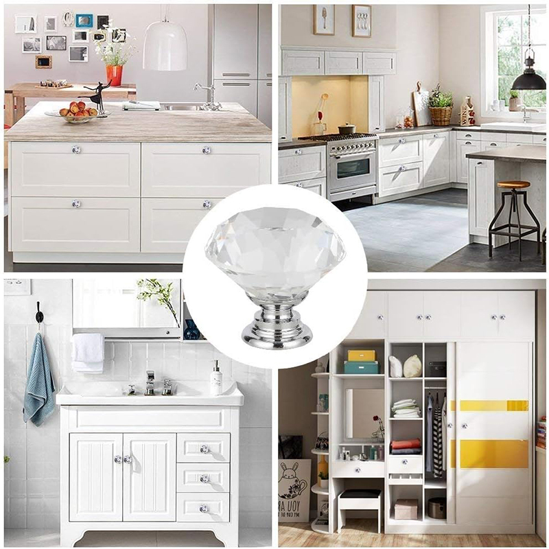 Juego de 6 Perillas Redondas d - Furniture Hardware Products reseña y precio